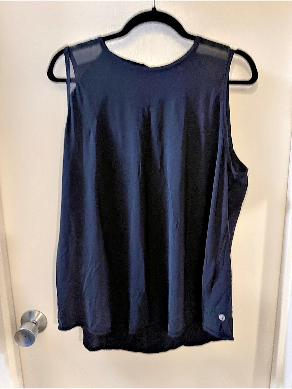 lululemon Sculpt Tank Top Black Athletic Top Size 14